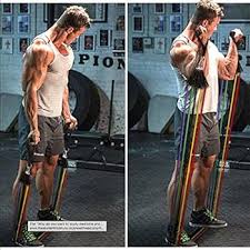 High Quality Portable Resistance Bands With Handles, Resistance Tubes & Workout Bands Exercise Band Elastic Pull Rope 11 Pcs Set