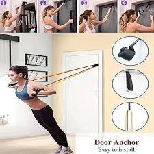 High Quality Portable Resistance Bands With Handles, Resistance Tubes & Workout Bands Exercise Band Elastic Pull Rope 11 Pcs Set